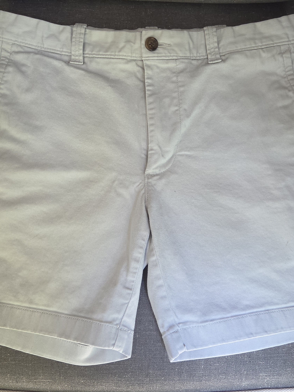 J. Crew Men’s Light khaki Cotton Flat-Front Shorts
